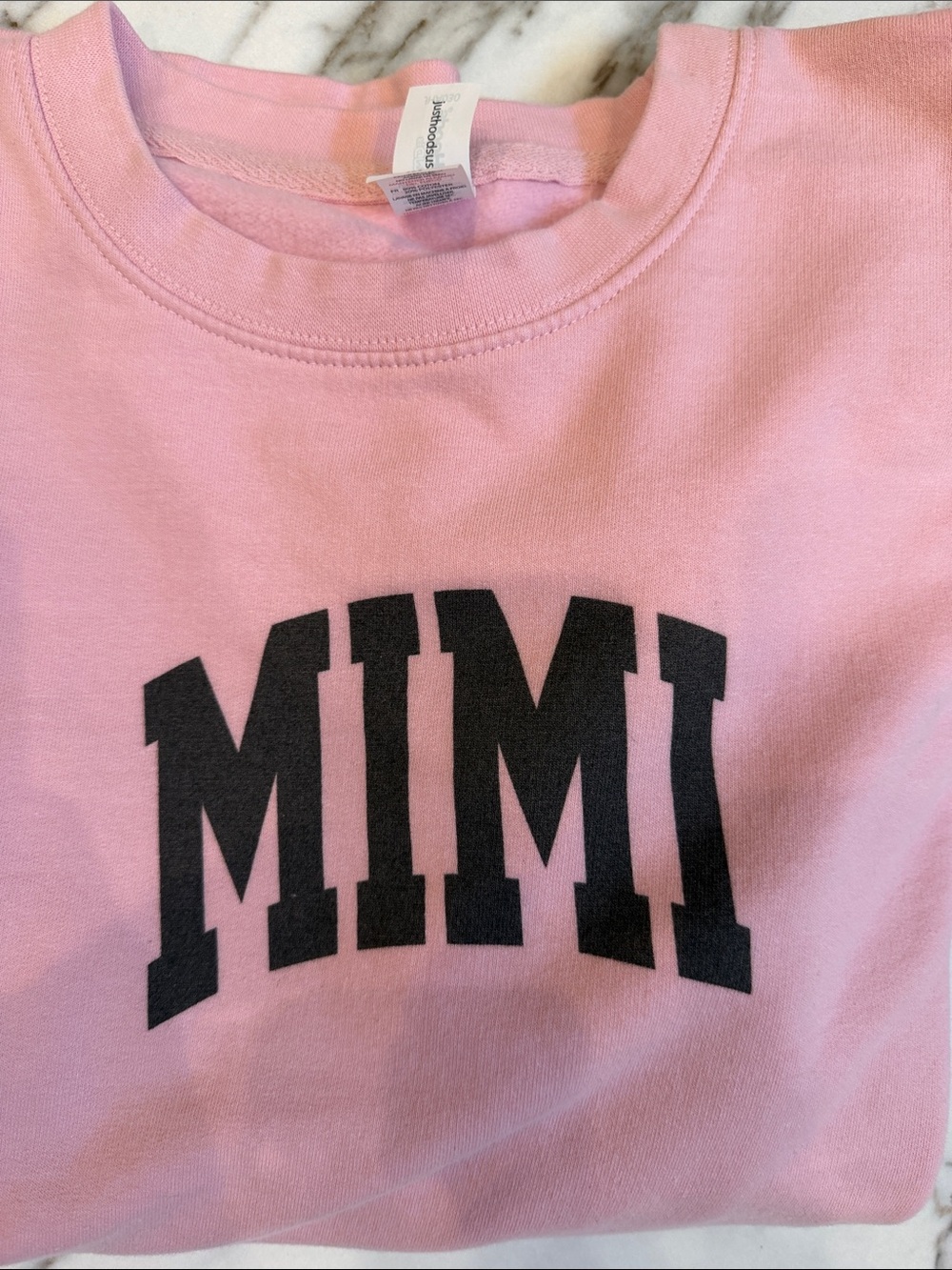 MIMI Pink Crewneck Sweatshirt